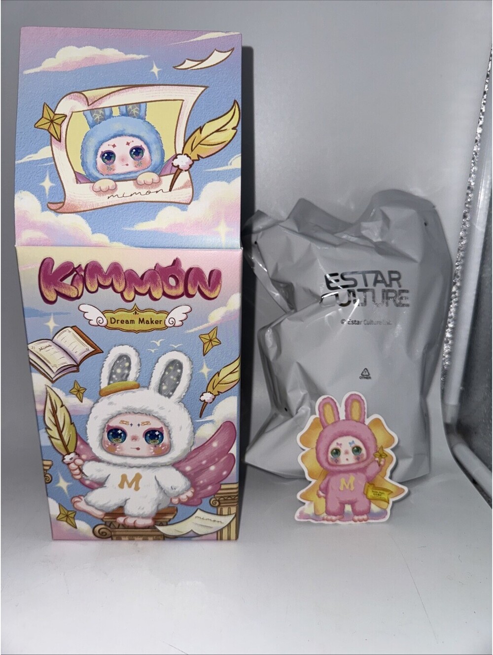KIMMON DREAM MAKER SWEET PLUSH GOLDEN MAGIC w/ AMAZING EYES* -OPENED ONLY FOR ID